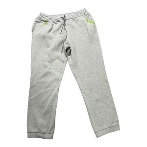 Hugo Boss Men’s Grey Jogger XXL with Zipper Pockets Green Contrast